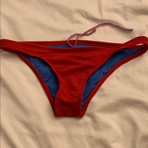 Jolyn Bikini bottoms. Size medium. Color red